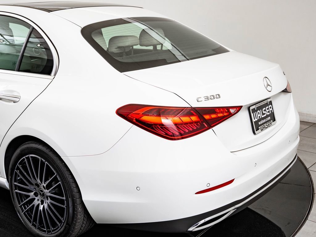 Used 2025 Polar White Mercedes-Benz C 300 image 19