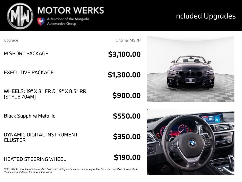 Used 2020 Black BMW 440i xDrive image 4