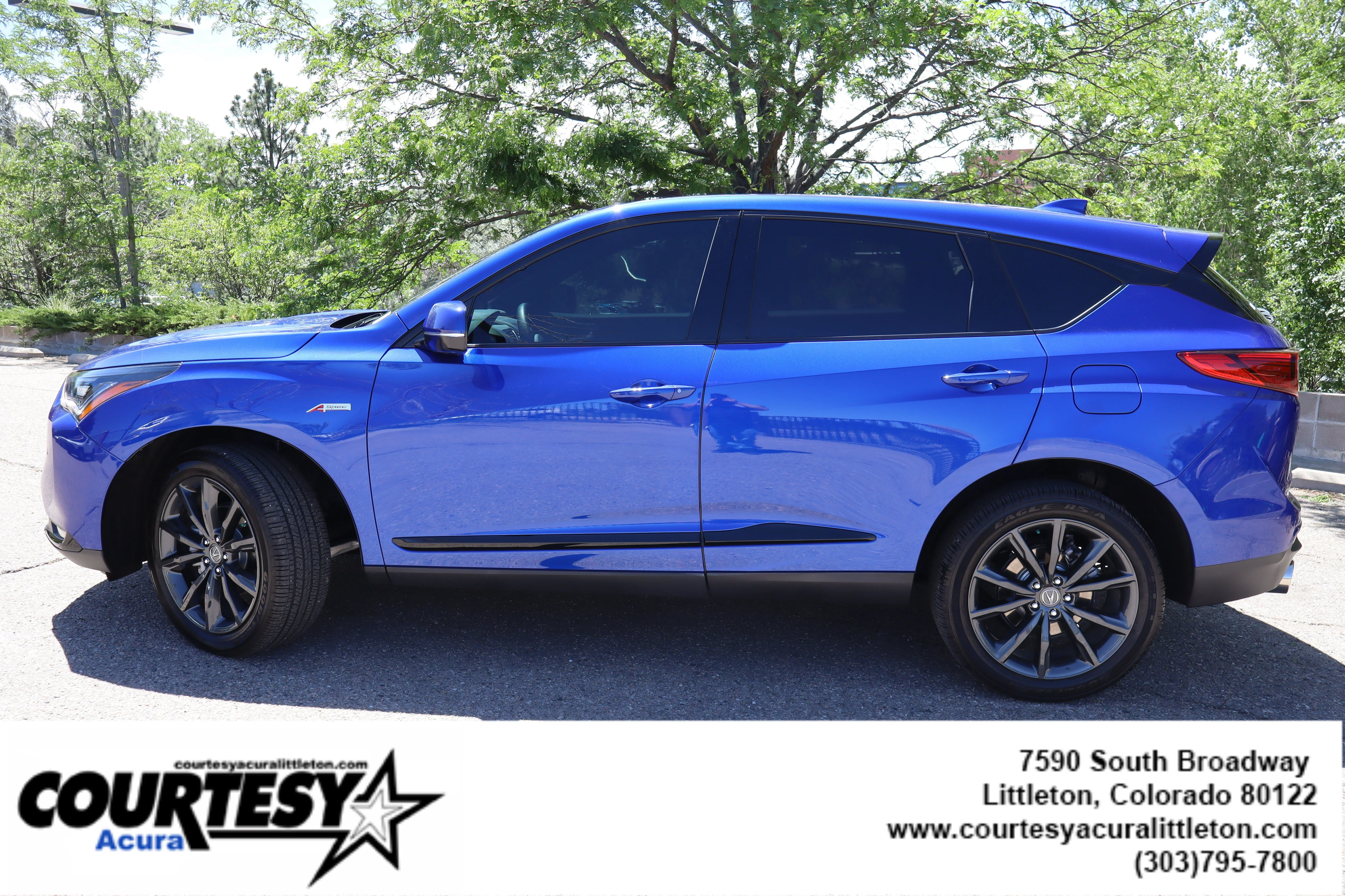 Certified Used 2025 Apex Blue Pearl Acura SH-AWD A-SPEC image 3