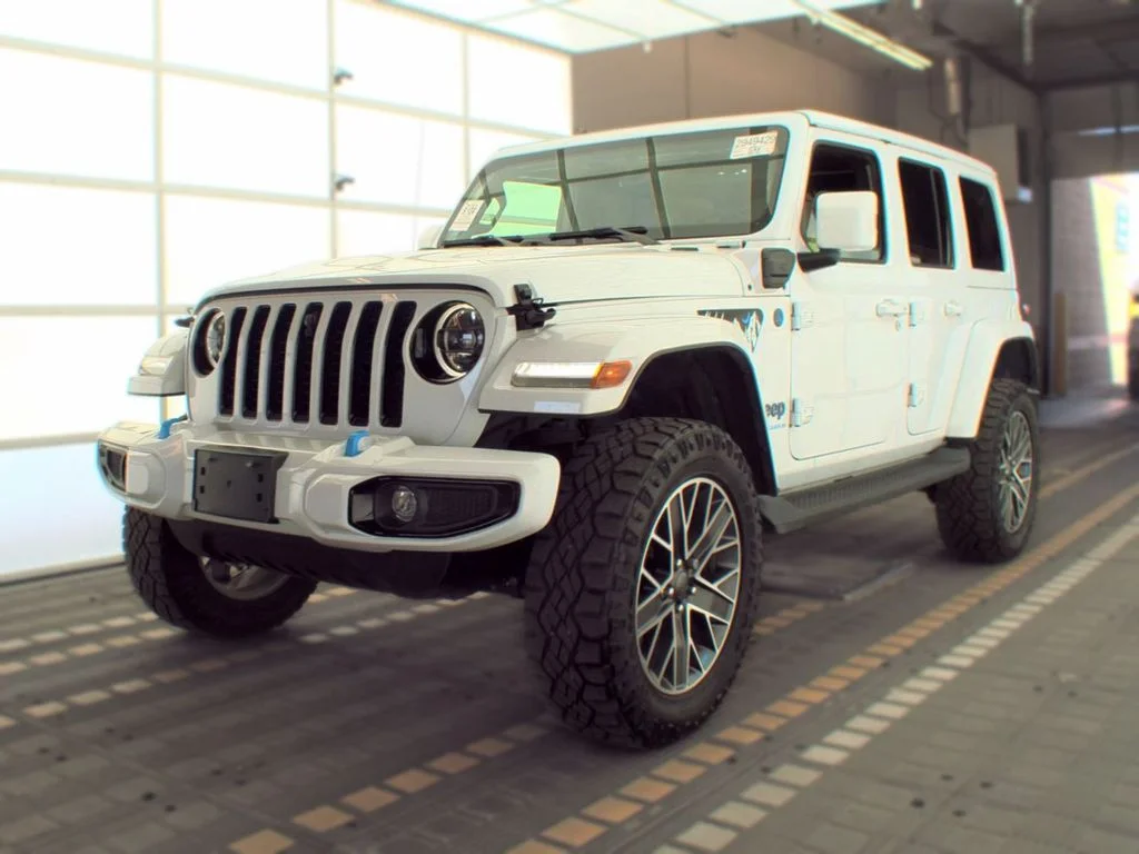 Used 2023 White Jeep Sahara 4xe image 1