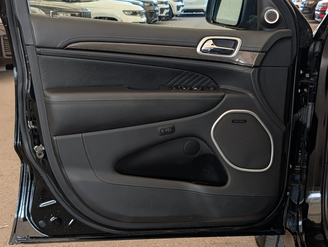 Certified Used 2021 Black Jeep Trackhawk - - 4x4 - Signature Leather Wrap Pkg - SRT Audio Pkg - Command View Sunroof & More! image 12