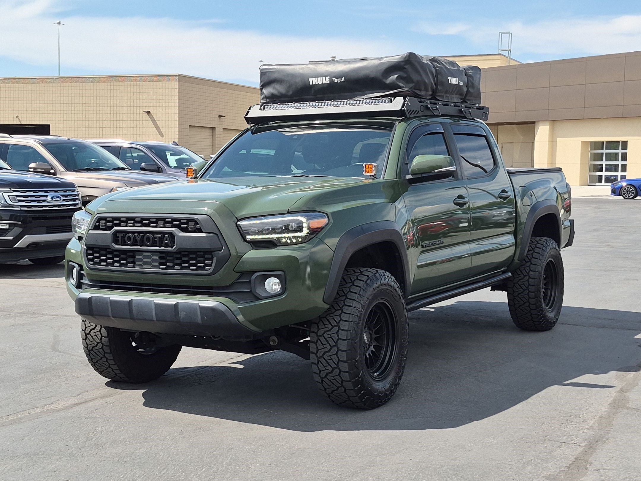 Used 2021 Army Green Toyota TRD Off Road image 9