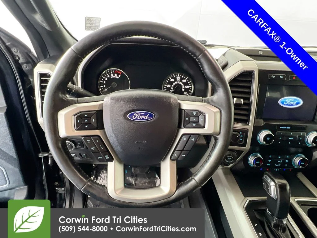 Used 2020 Agate Black Metallic Ford Lariat image 8