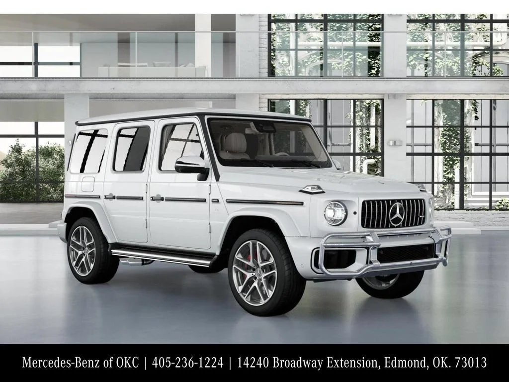 New 2027 MANUFAKTUR Moonlight White Metallic Mercedes-Benz AMG® G 63 SUV image 53