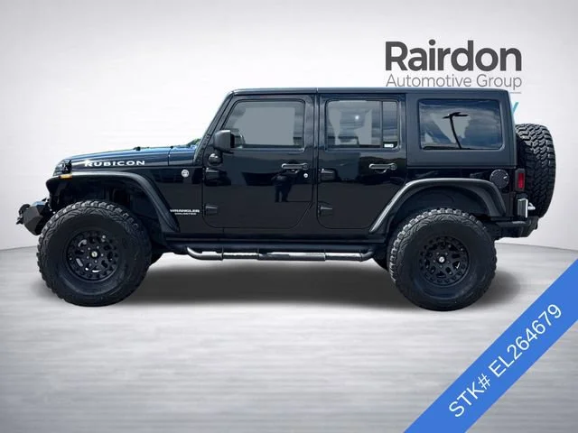 Used 2014 Black Clearcoat Jeep Unlimited Rubicon image 4