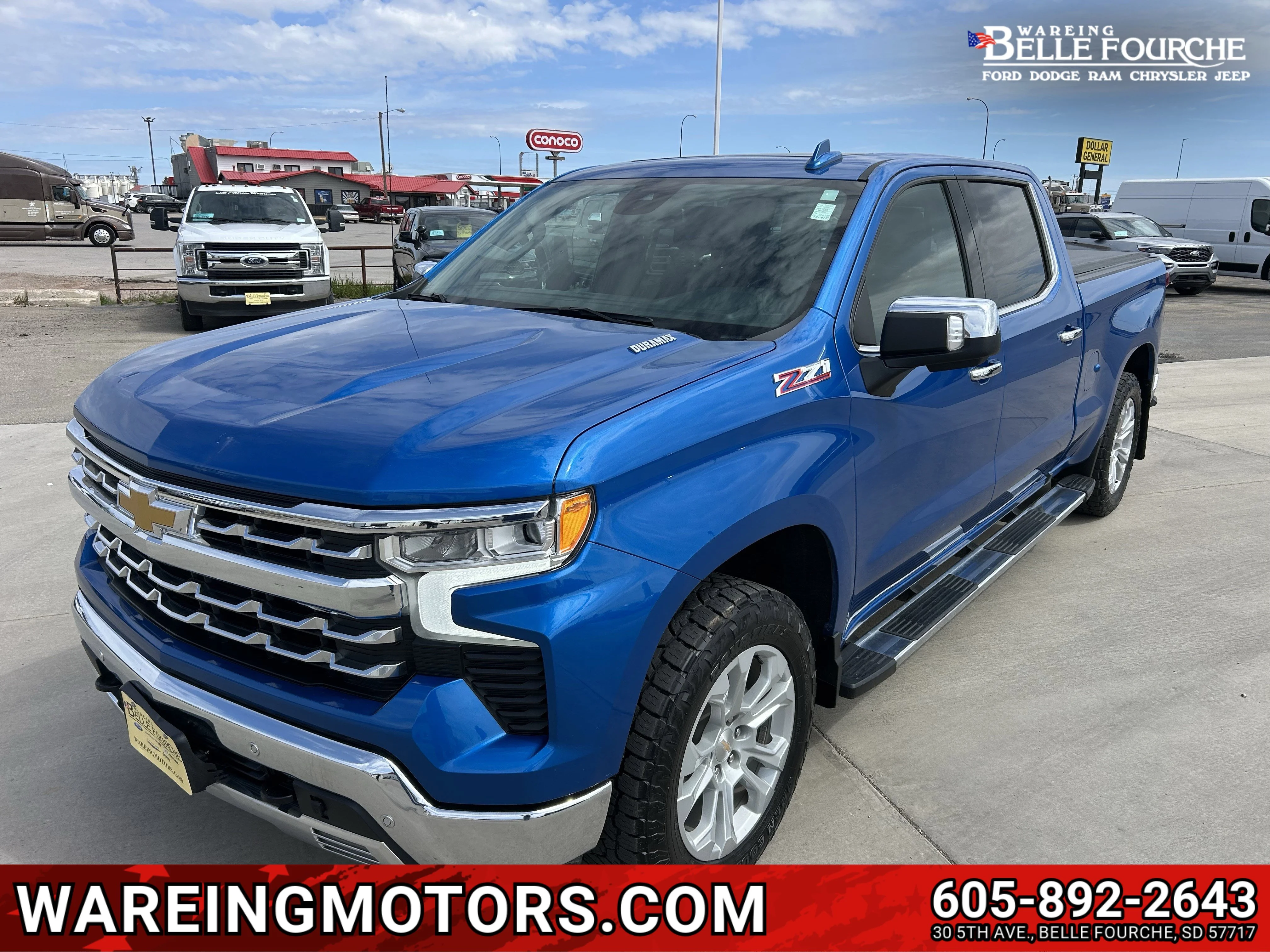 Used 2022 Glacier Blue Metallic Chevrolet LTZ image 1