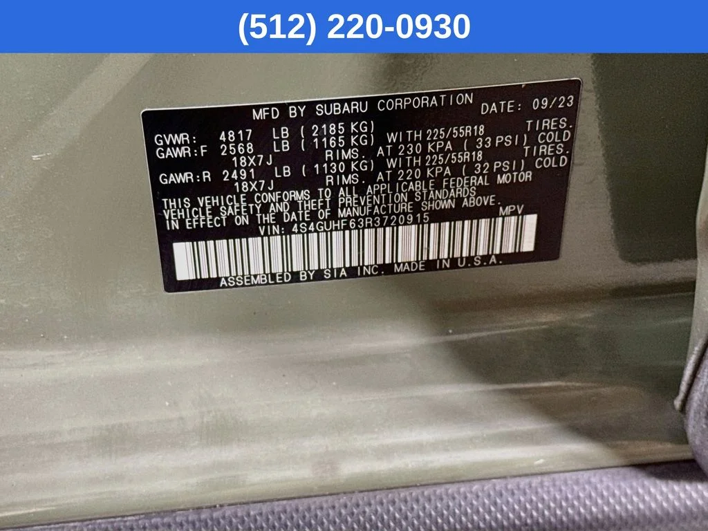 Certified Used 2024 Green Subaru Sport image 41