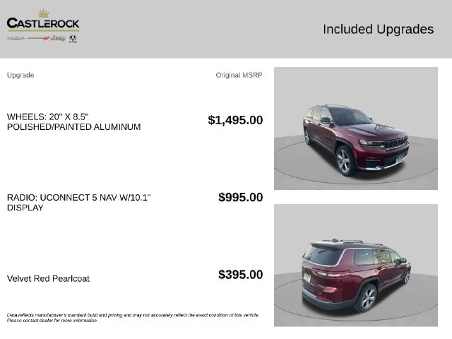 Used 2021 Red Jeep Limited image 4