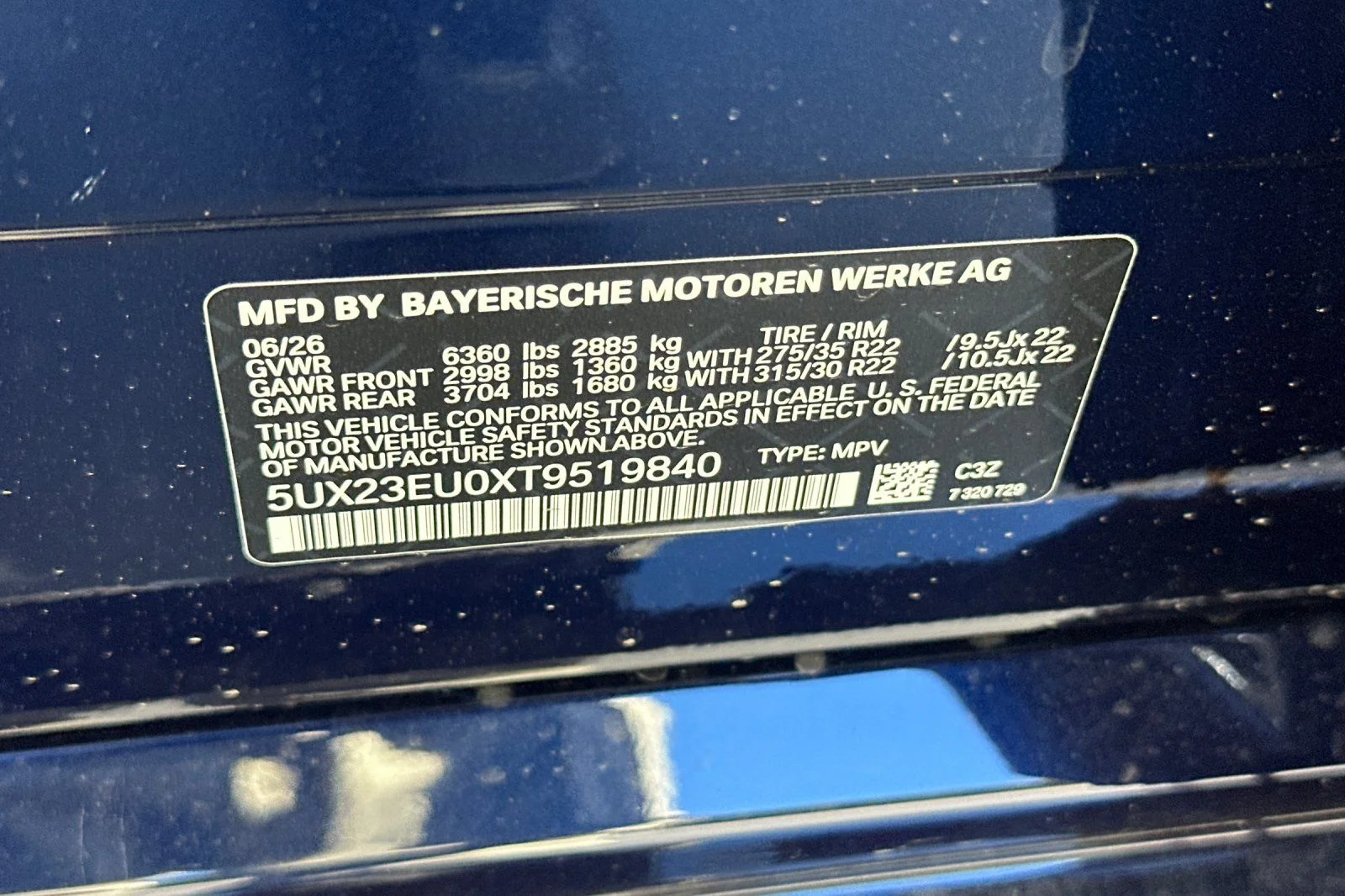 New 2026 Tanzanite Blue II Metallic BMW xDrive40i image 23