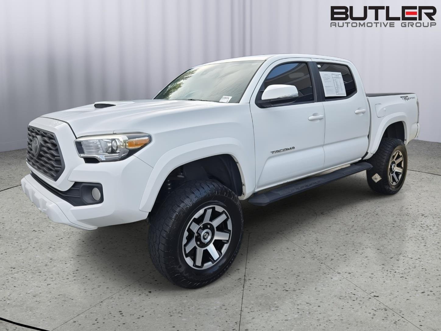 Used 2020 Super White Toyota TRD Sport image 1