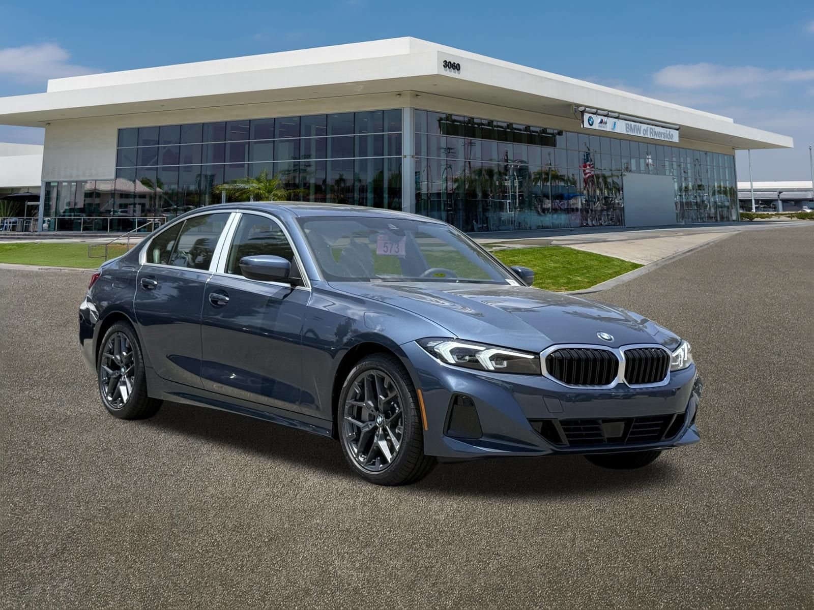 New 2026 Arctic Race Blue metallic BMW 330i image 2