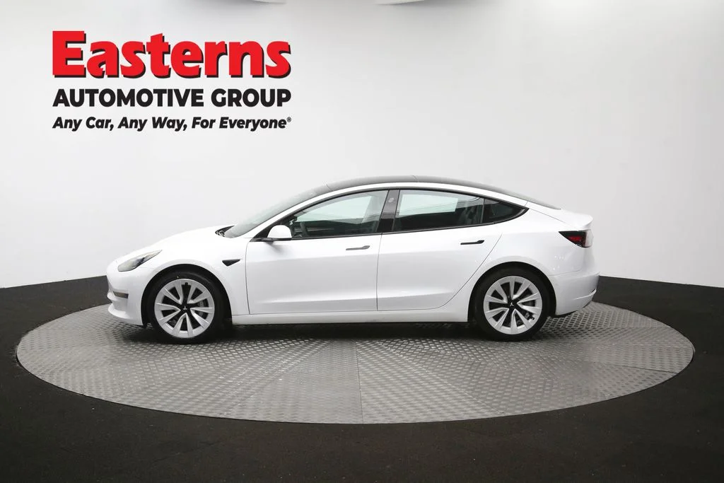 Used 2021 White Tesla Standard Range Plus image 54