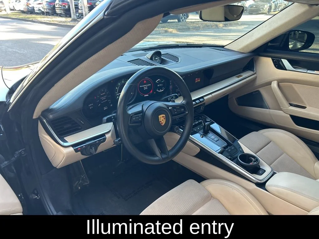 Used 2021 Black Porsche Targa 4S Heritage Design image 12