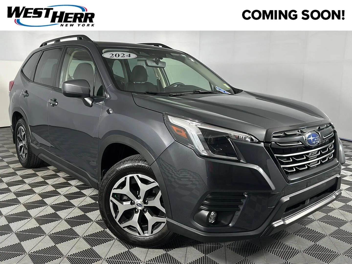 Used 2024 Magnetite Gray Metallic Subaru Premium image 1