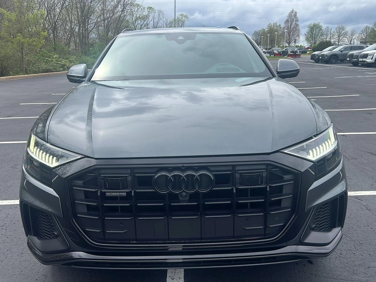 Used 2021 Daytona Gray Pearl Effect Audi Prestige image 8
