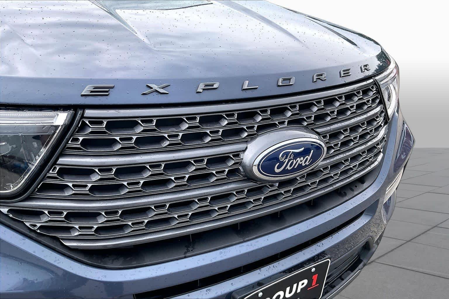 Used 2021 Infinite Blue Metallic Tinted Clearcoat Ford XLT image 27