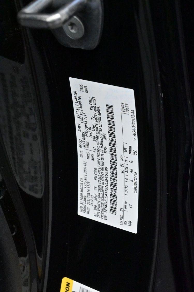 Used 2022 Shadow Black Ford Base image 40