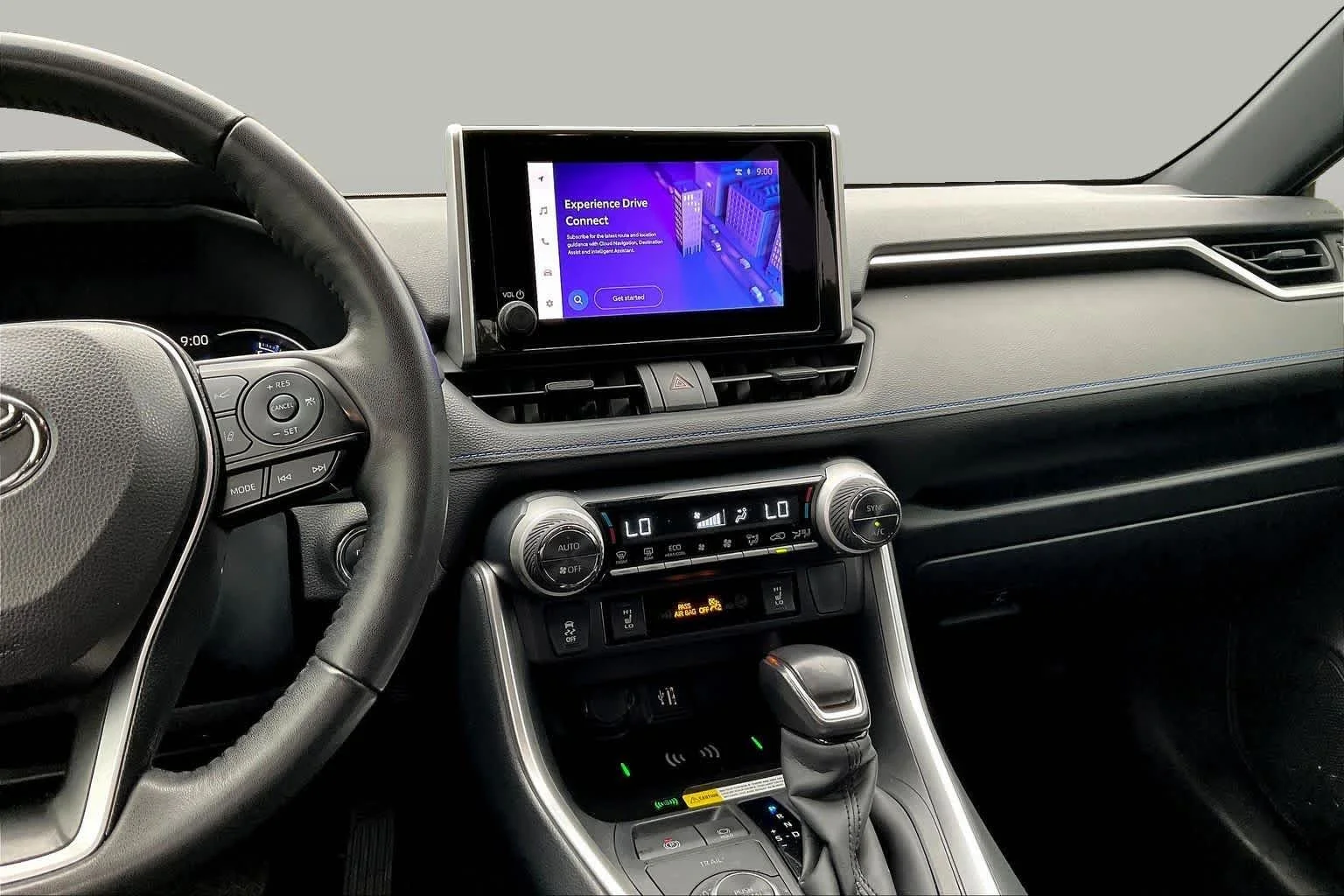 Used 2025 Midnight Black Metallic Toyota Hybrid SE image 7