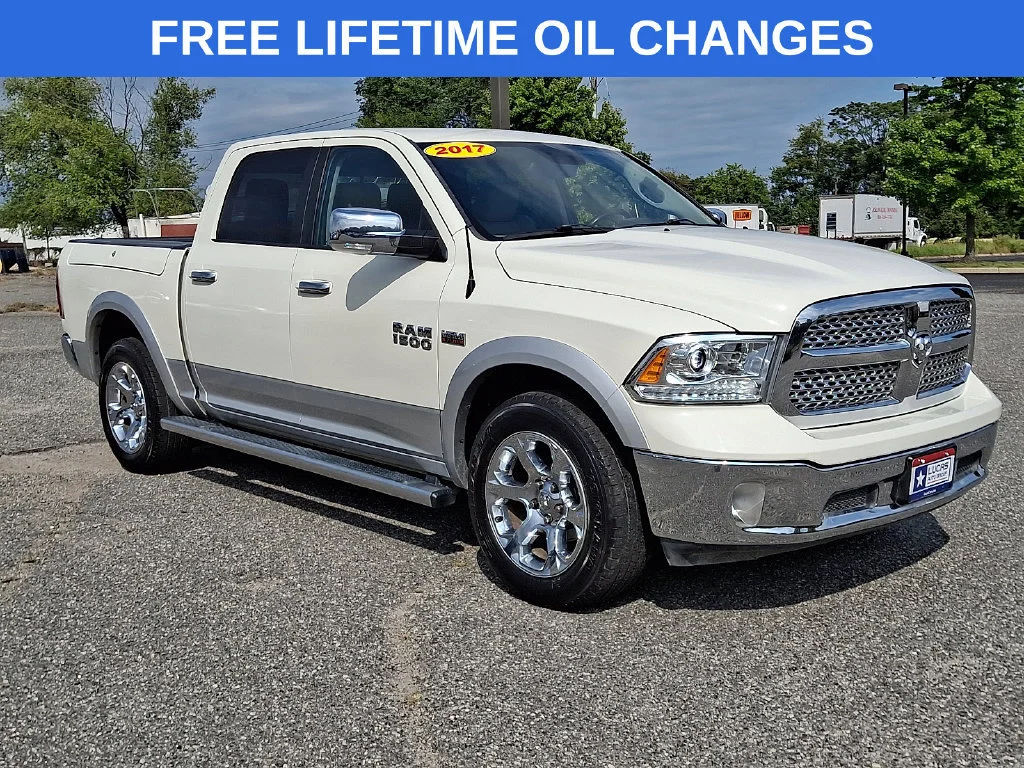 Used 2017 Pearl White Ram Laramie image 1