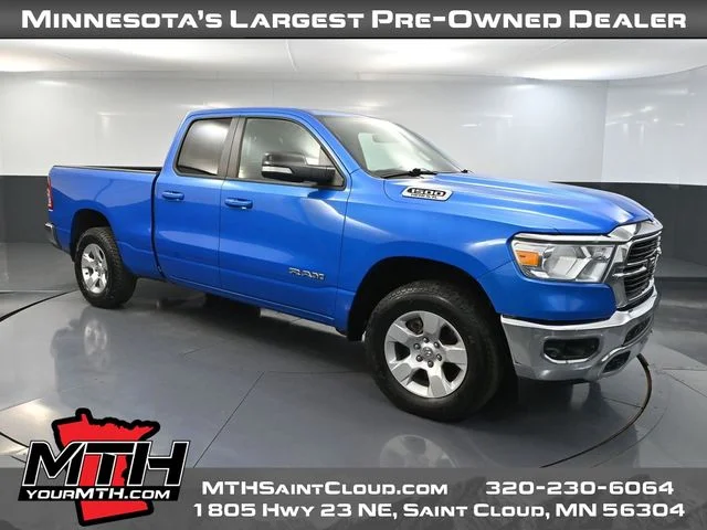 2021 RAM 1500 Big Horn/Lone Star 4x4 Quad Cab 6'4's photo