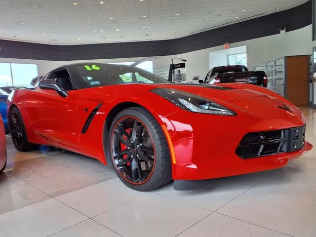 Certified Used 2016 TORCH RED Chevrolet Z51 3LT image 2