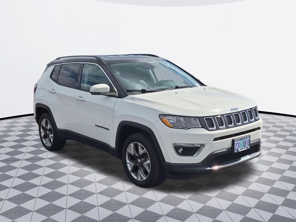Used 2020 White Clearcoat Jeep Limited image 8
