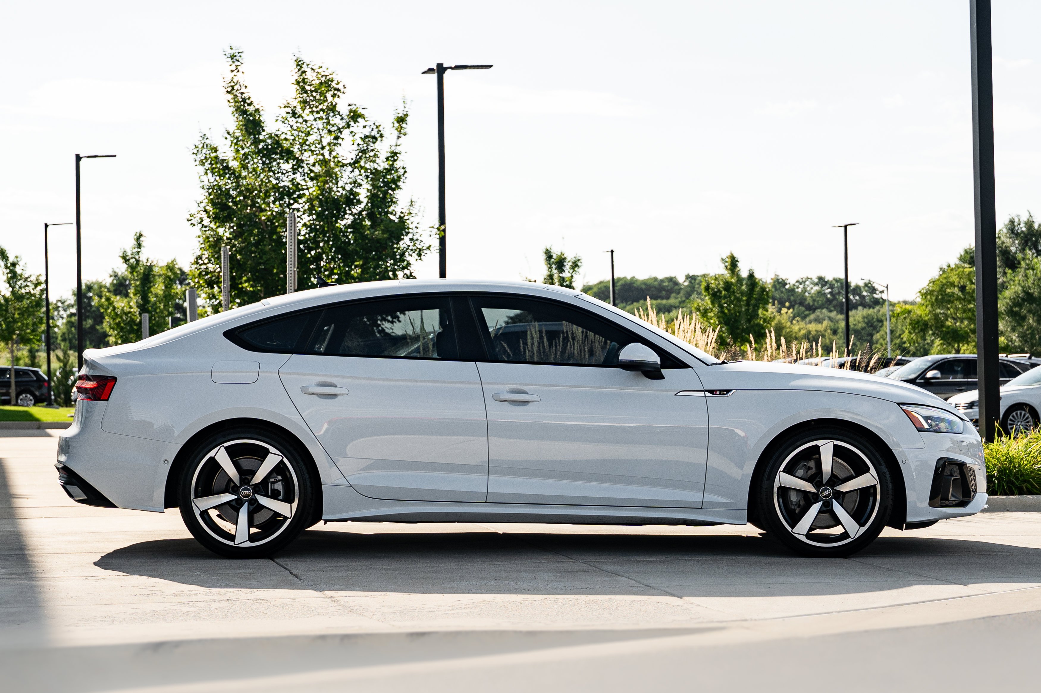 Certified Used 2025 Glacier White Metallic Audi S line Prestige image 3