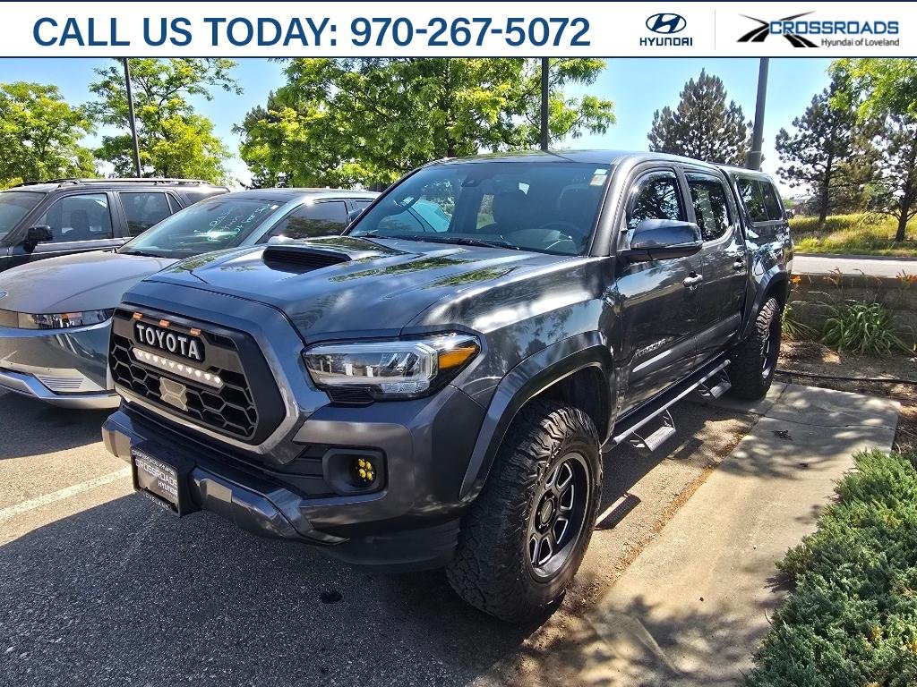 Used 2022 Magnetic Gray Metallic Toyota TRD Sport image 1