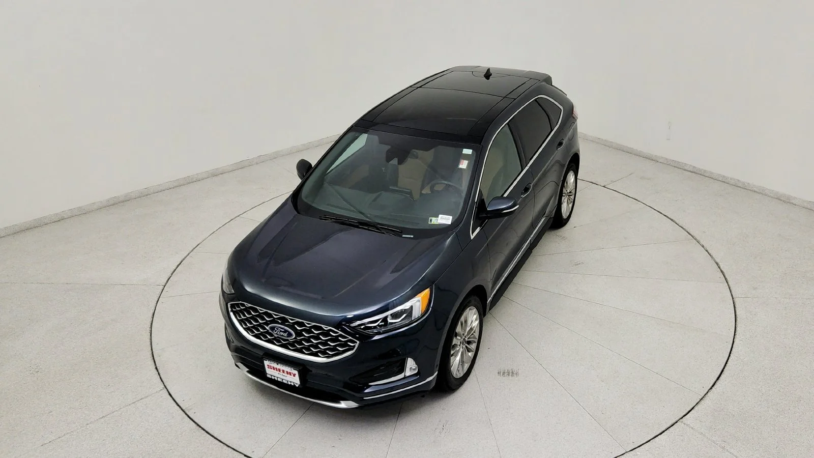 Used 2024 Blue Ford Titanium image 16