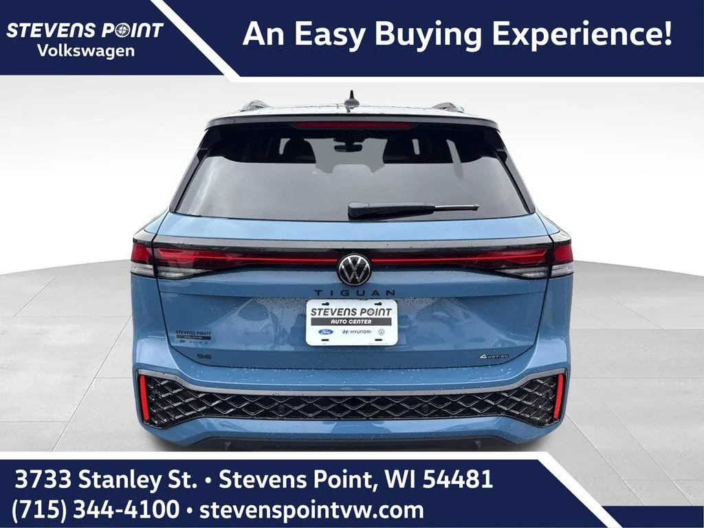 New 2026 Monterey Blue w/Deep Black Roof Volkswagen 2.0T SE R-Line Black image 4