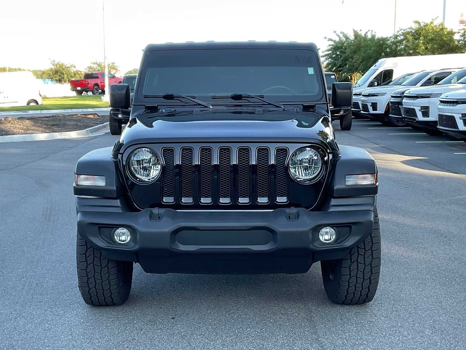 Used 2022 Black Clearcoat Jeep Unlimited Sport Altitude image 8