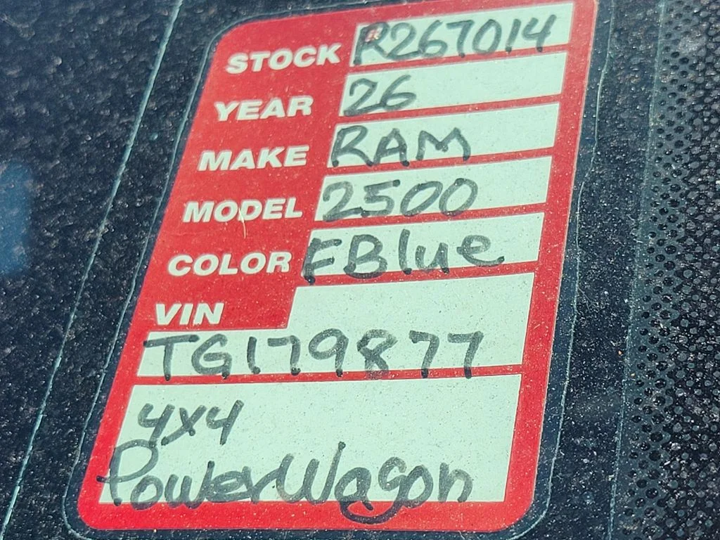 New 2026 Forged Blue Metallic Exterior Paint RAM Power Wagon image 24