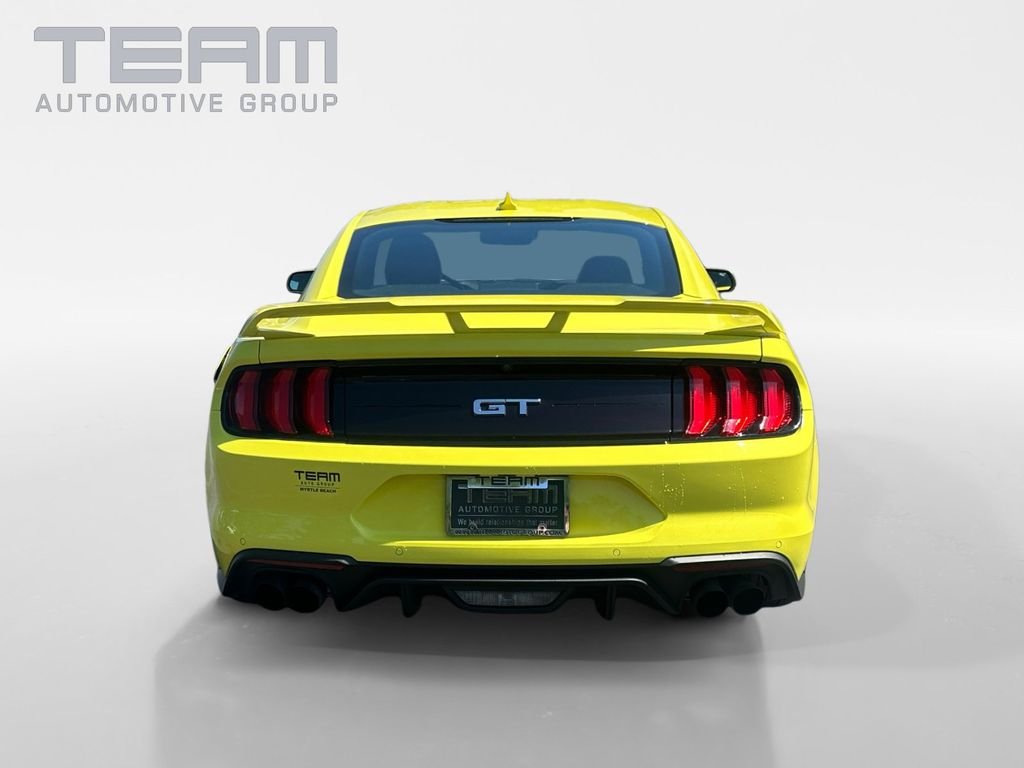 Used 2021 Yellow Ford GT Premium image 6