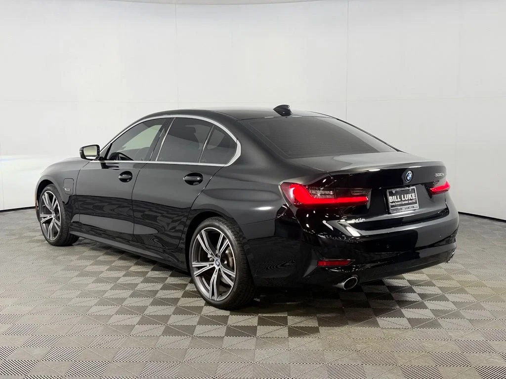 Certified Used 2022 Black BMW 330e iPerformance image 8