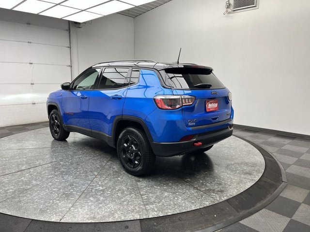 Used 2023 Laser Blue Pearlcoat Jeep Trailhawk image 2