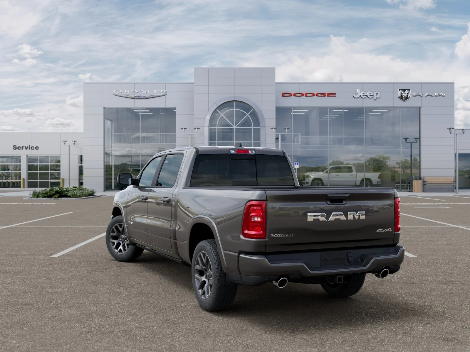 New 2026 Granite Crystal Metallic Clear-Coat Exterior Paint RAM Laramie image 30