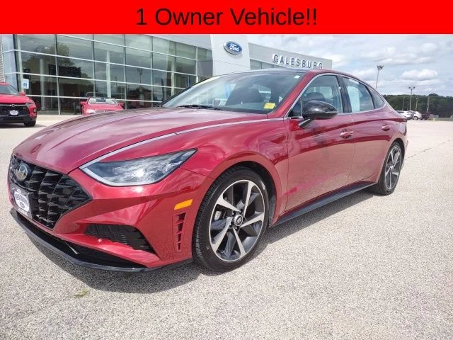 Certified Used 2023 Red Hyundai SEL Plus image 1