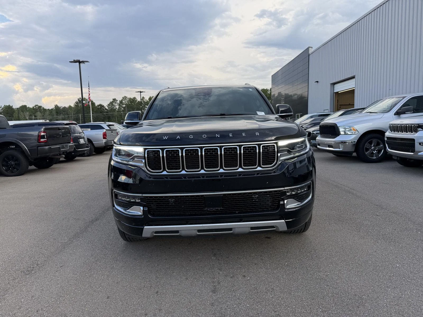 Used 2024 Diamond Black Crystal Pearlcoat Jeep Series II image 2