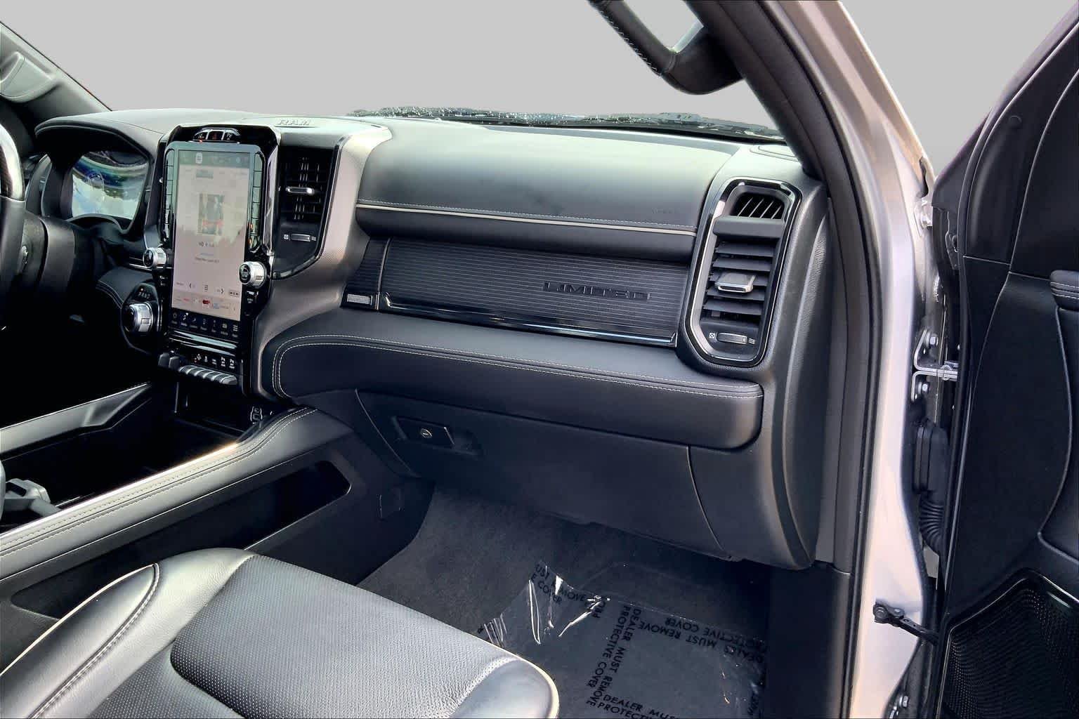 Used 2022 Billet Silver Metallic Clearcoat Ram Limited image 18