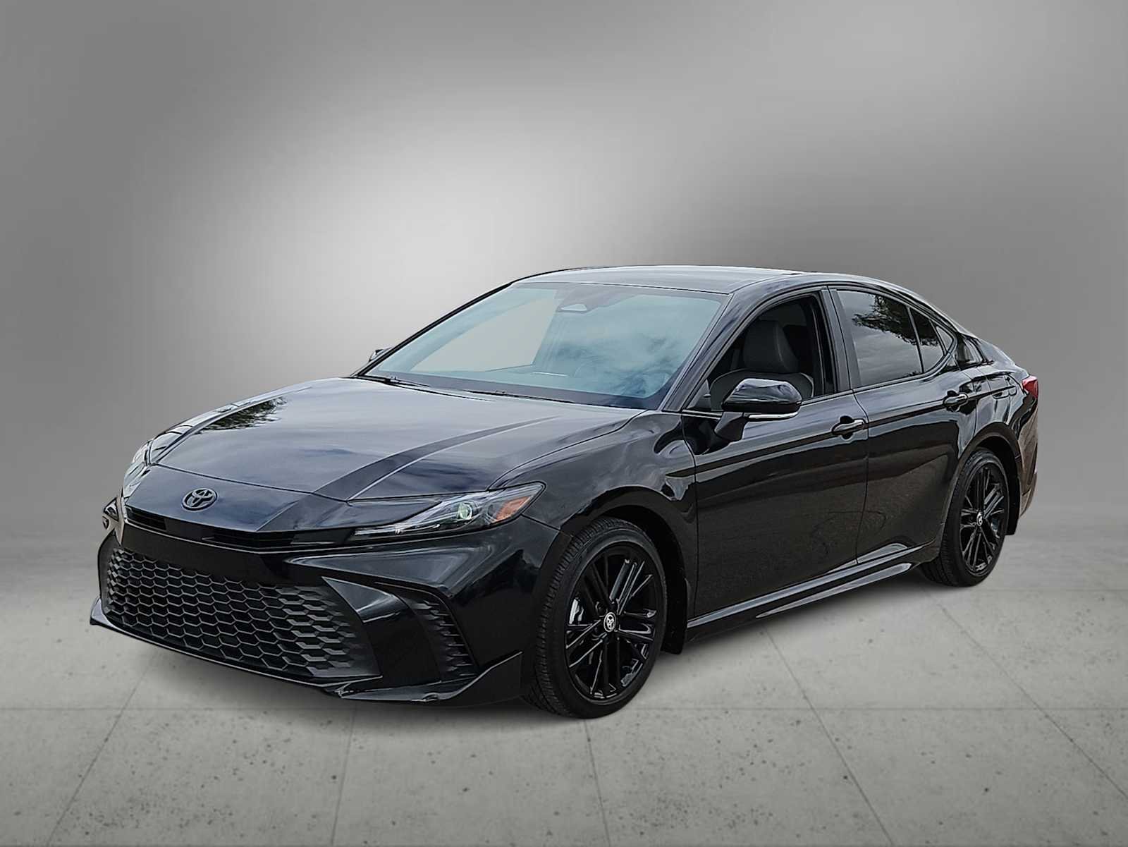 Used 2025 Midnight Black Metallic Toyota SE image 4