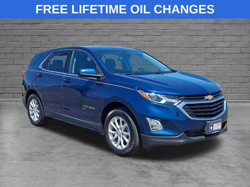 Used 2020 PACIFIC BLUE METALLIC Chevrolet LT image 1