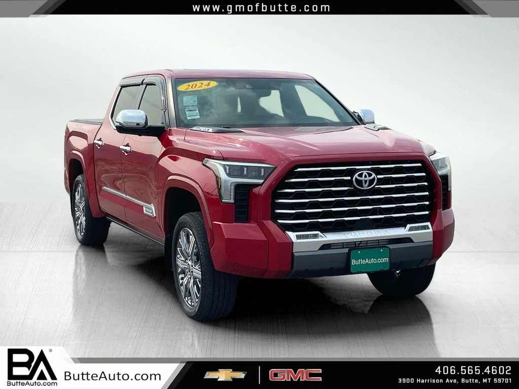 Used 2024 Supersonic Red Toyota Capstone Hybrid image 1