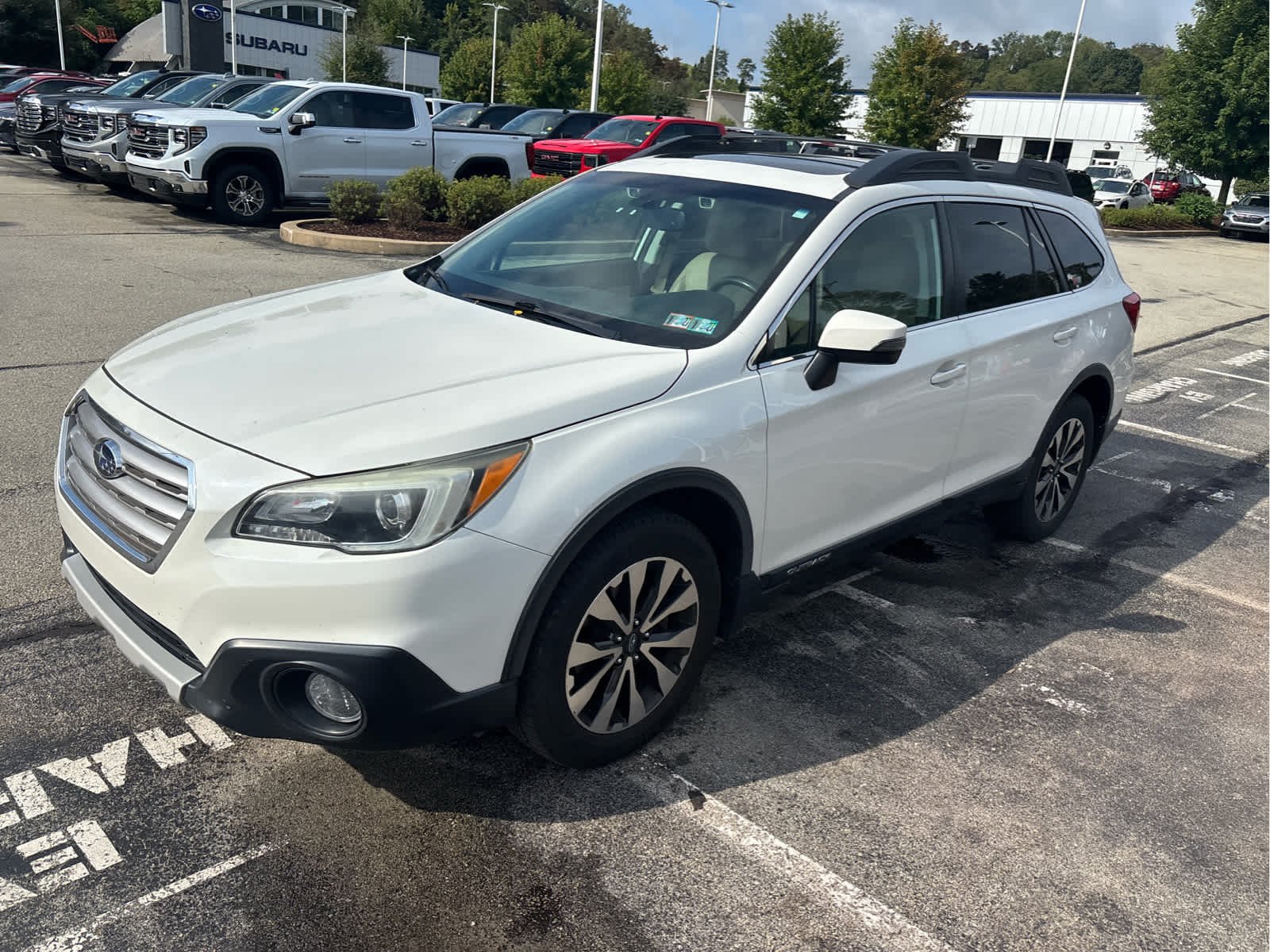 Used 2016 Crystal White Pearl Subaru 3.6R Limited image 2