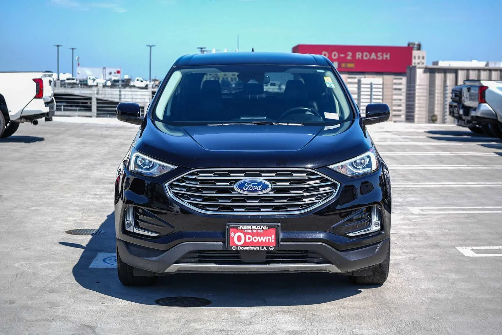 Used 2021 Agate Black Metallic Ford SEL image 3