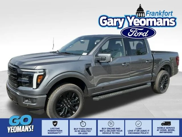New 2026 Carbonized Gray Metallic Ford Lariat® image 1