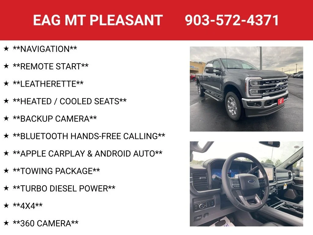 New 2026 Carbonized Gray Metallic Ford F-250® Lariat® image 4
