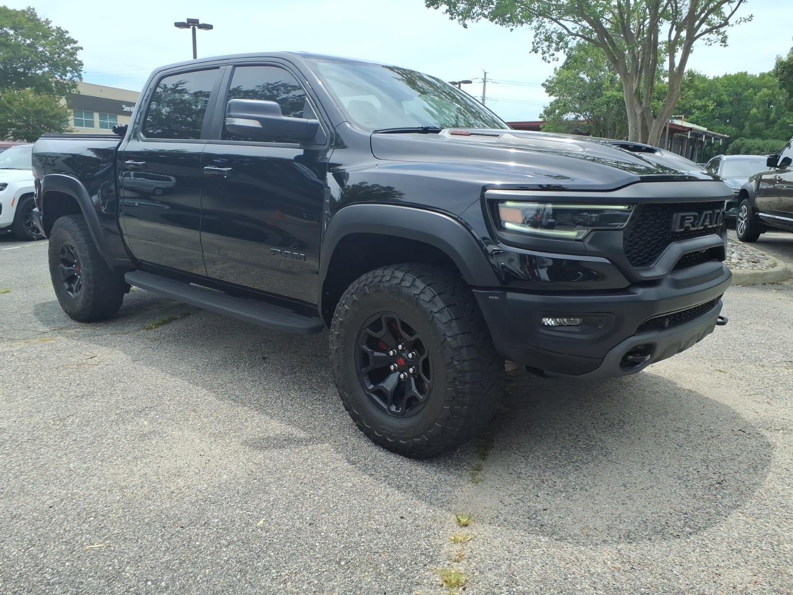 Used 2021 Diamond Black Crystal Pearlcoat Ram TRX image 4