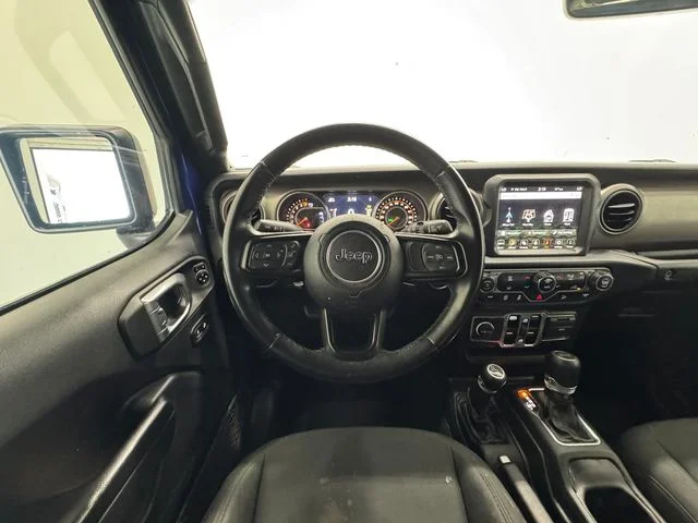 Used 2020 Ocean Blue Metallic Clearcoat Jeep Unlimited Sport S image 23