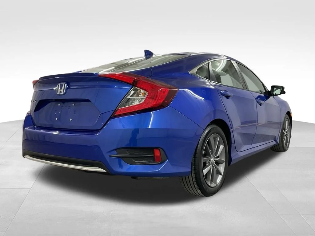 Certified Used 2019 Aegean Blue Metallic Honda EX image 3
