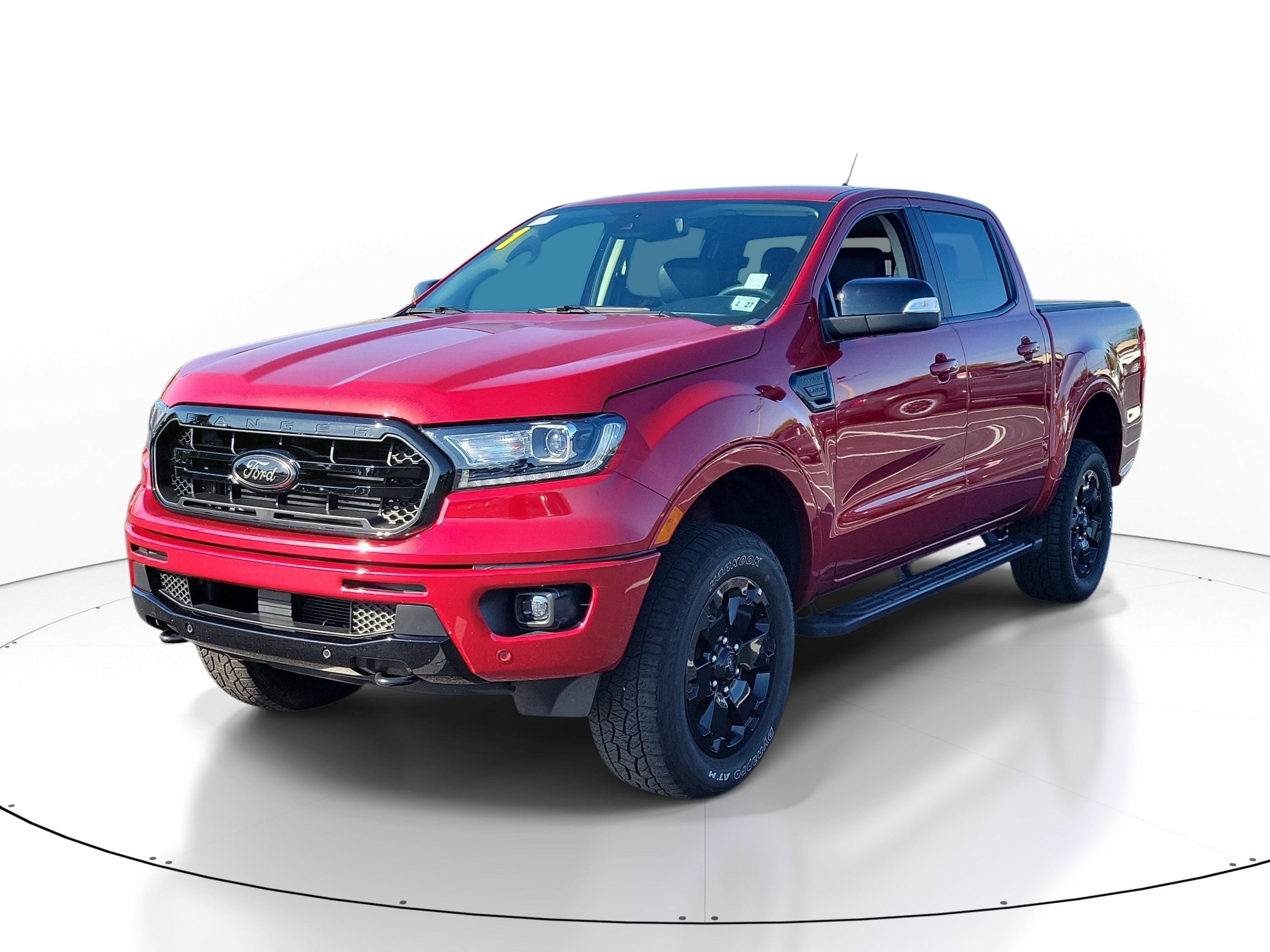 Used 2021 Red Metallic Ford Lariat image 2